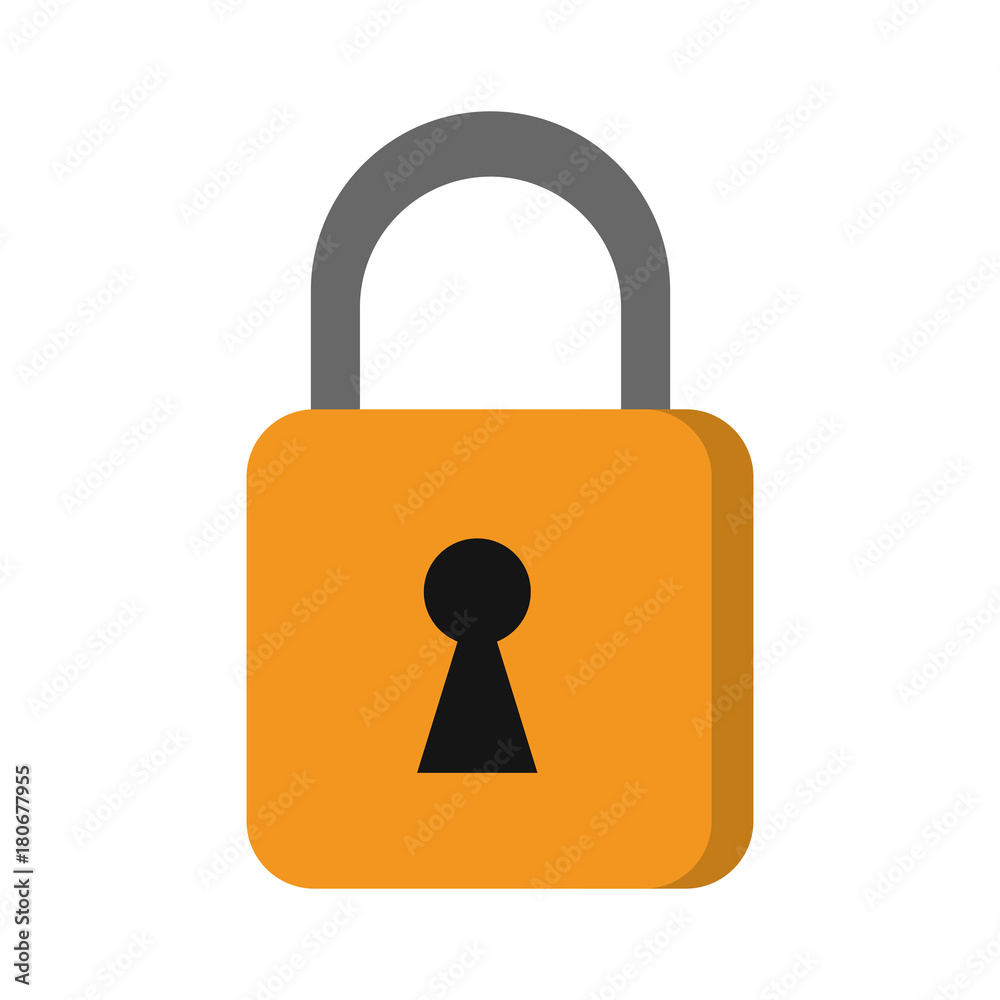 Padlock security symbol icon vector illustration graphic design Padlock security symbol icon vector illustration graphic design