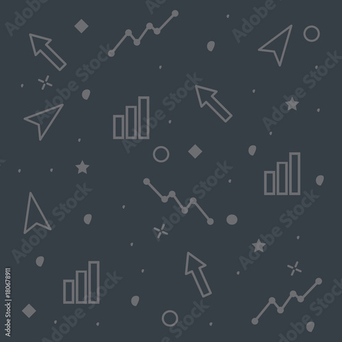Set of Colorful Business Doodle Texture Design