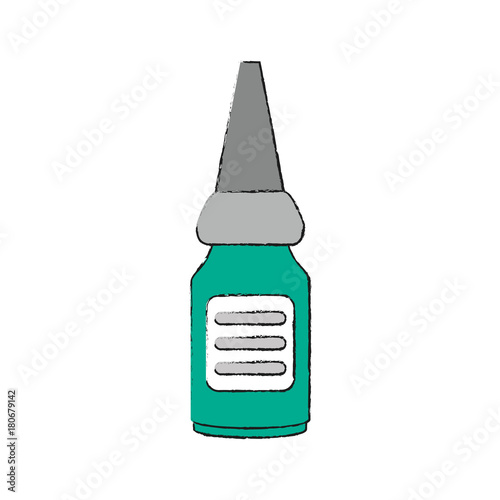 medicine dropper bottle icon vector illustration graphic design