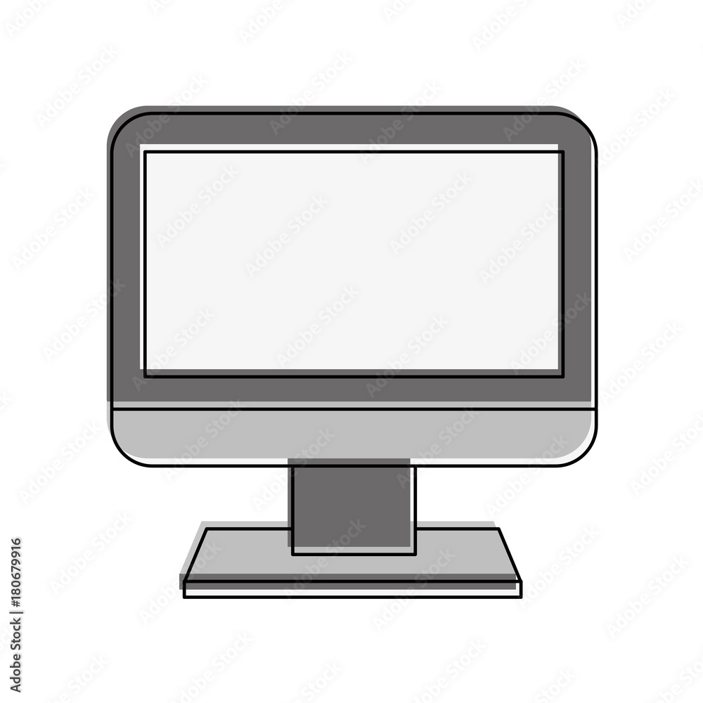 Computer monitor screen icon vector illustration graphic design Computer monitor screen icon vector illustration graphic design