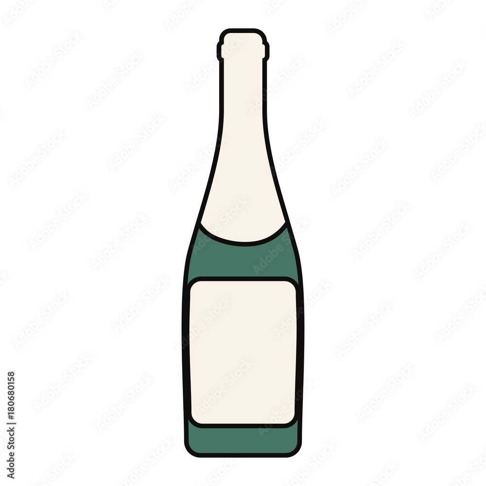 champagne bottle icon over white background colorful design vector illustration champagne bottle icon over white background colorful design vector illustration
