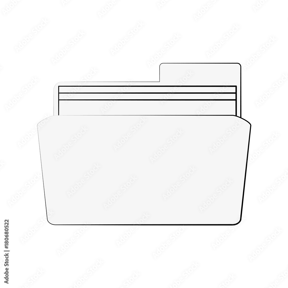 Folder document symbol icon vector illustration graphic design Folder document symbol icon vector illustration graphic design
