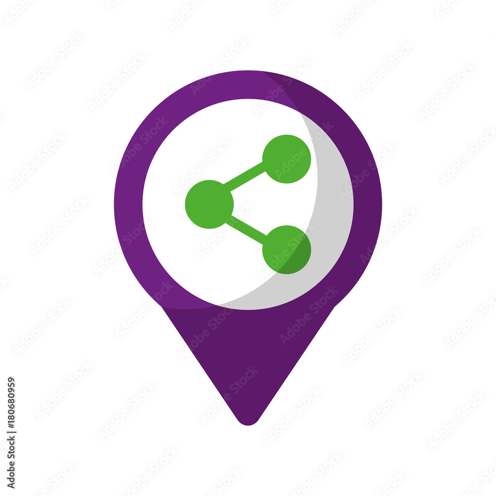 share link social media round pointer web vector illustration share link social media round pointer web vector illustration