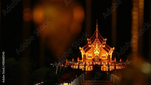 Horkamluang in the royal floral ,chiangmai  Thailand photo