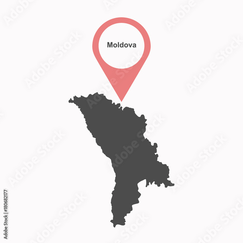 Moldova-map-vector