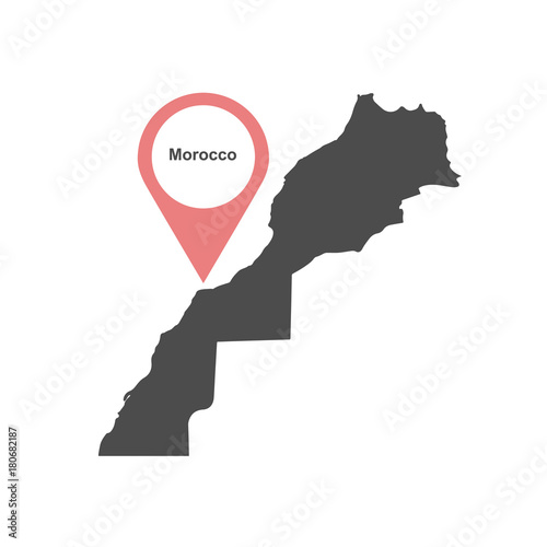 Moroccan-map-vector