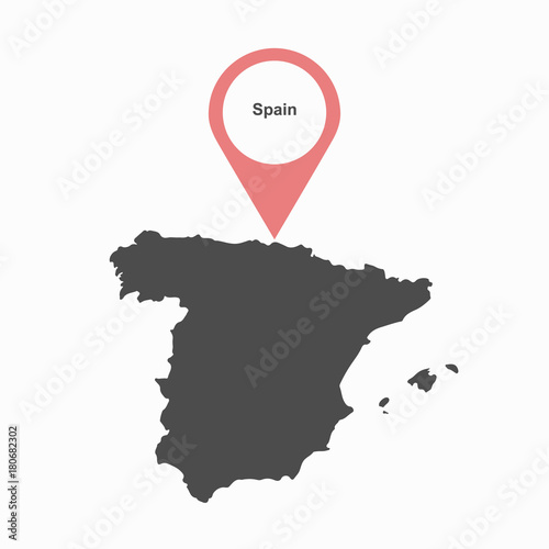 Spanish-map-vector