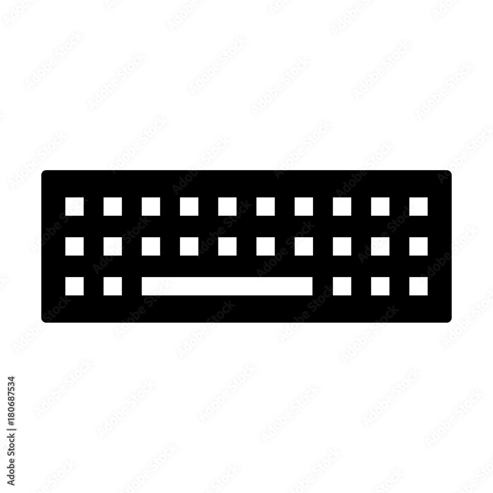 keyboard technology digital gadget image vector illustration keyboard technology digital gadget image vector illustration