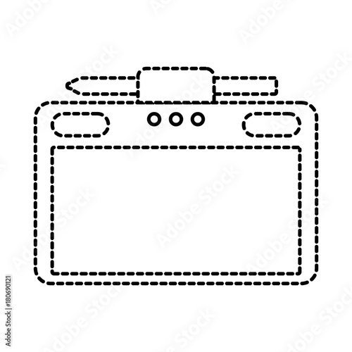 graphic tablet with pen digital work equipment gadget digital vector illustration