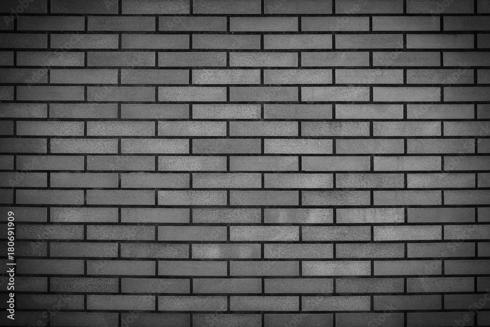 Brown Tile Wall Background (Black and white)