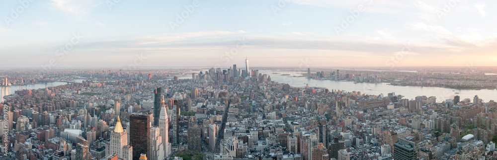 panorama skyline new york