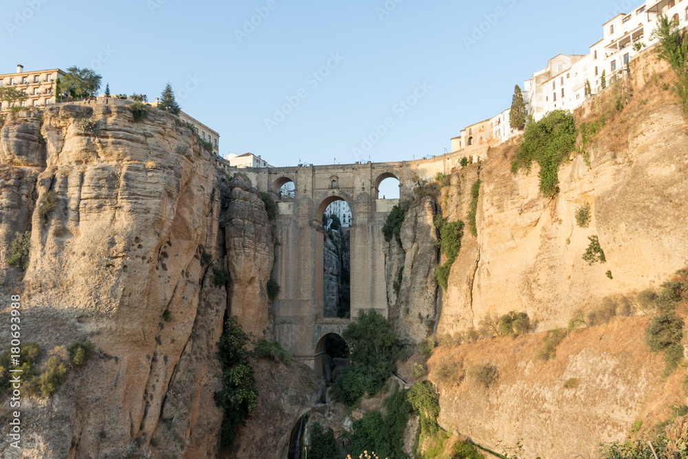 Fototapeta premium Roman Bridge Puente Nuevo Ronda, Spain
