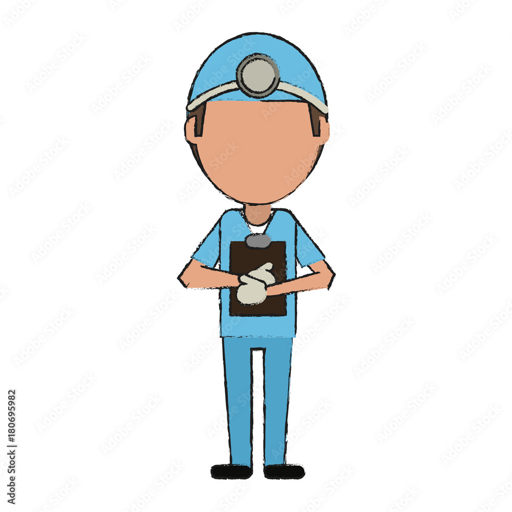 Surgeon faceless avatar icon vector illustration graphic design Surgeon faceless avatar icon vector illustration graphic design