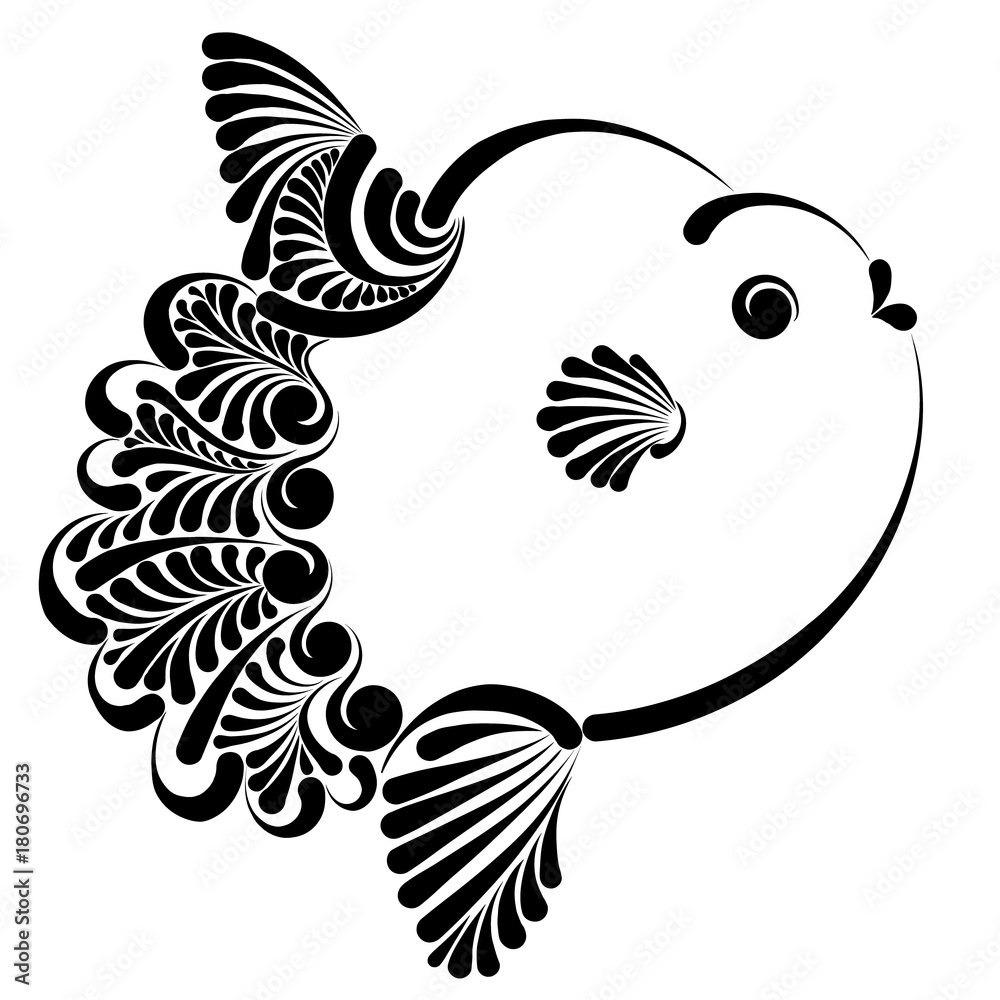 Ocean sunfish vector illustration Stock Vector | Adobe Stock