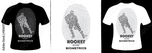 Photography Hockey in my biometrics T-Shirt Design