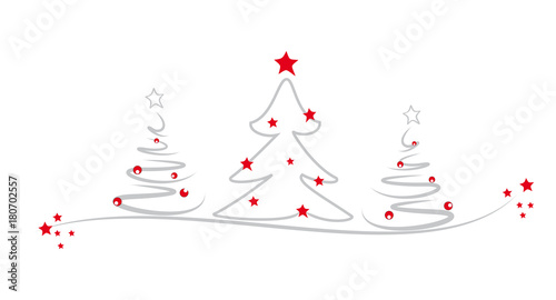 drei weihnachtsbäume