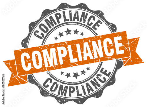 compliance stamp. sign. seal