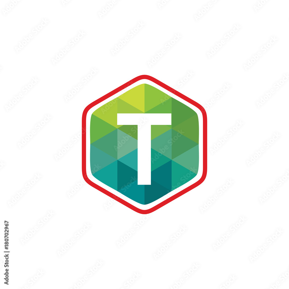 Fototapeta premium hex - logo template