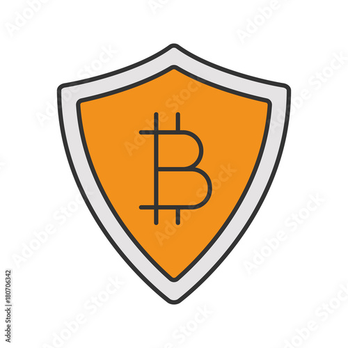 Safe bitcoin payments color icon Free Download Safe bitcoin payments color icon - GFXLoad