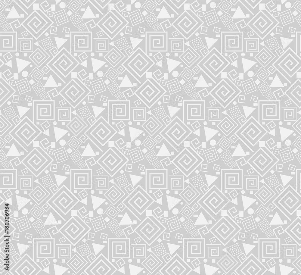 Abstract background with triangles, geometric seamless pattern design for any purposes. Abstract Grey color modern background design. Futuristic shape. Vector illustration