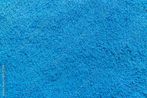 Texture of blue towel