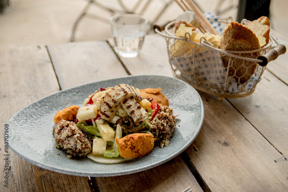 Halloumi Quinoa Salad