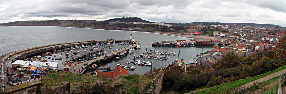 A view over Scarborough, North Yorkshire