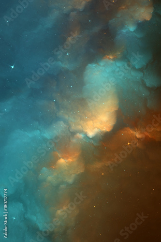 Abstract starry nebula universe texture background