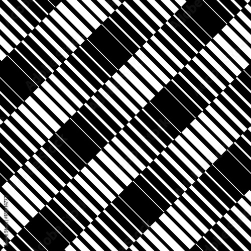 Universal linear geometric seamless pattern with transition