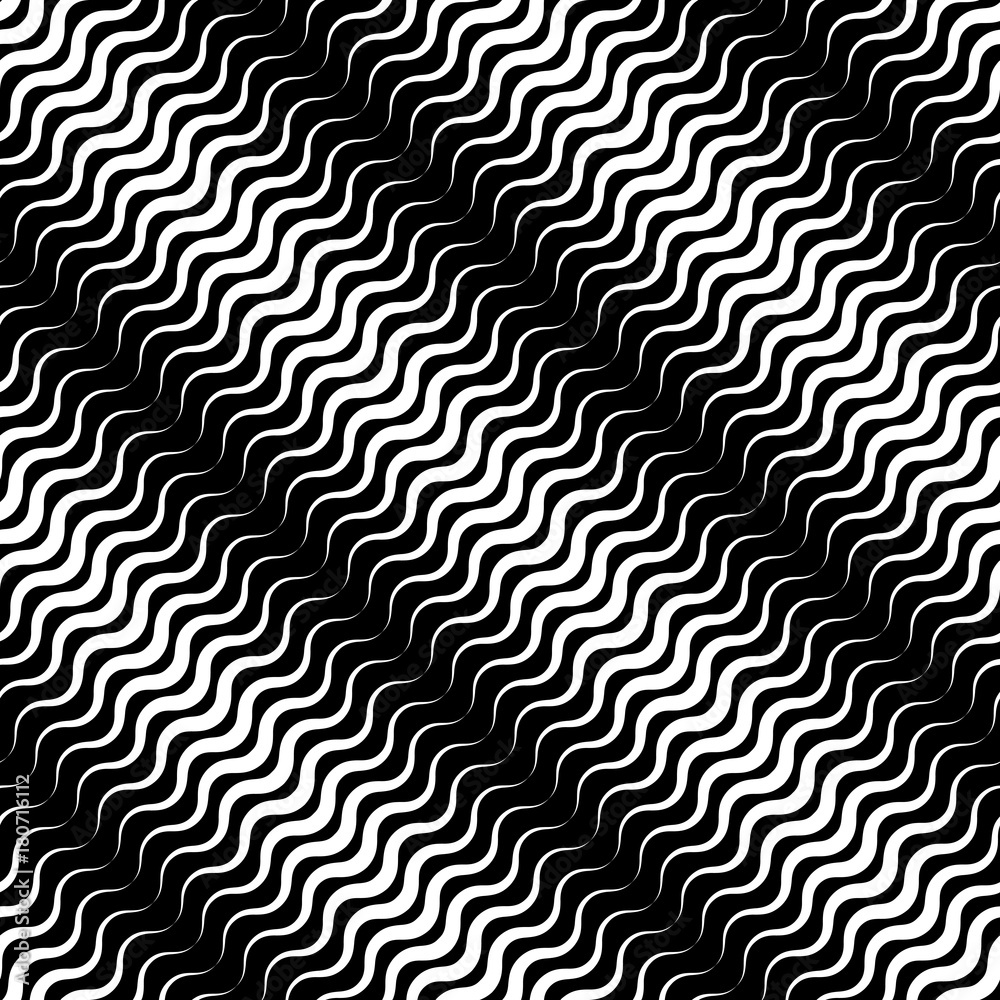 Universal linear geometric seamless pattern with transition