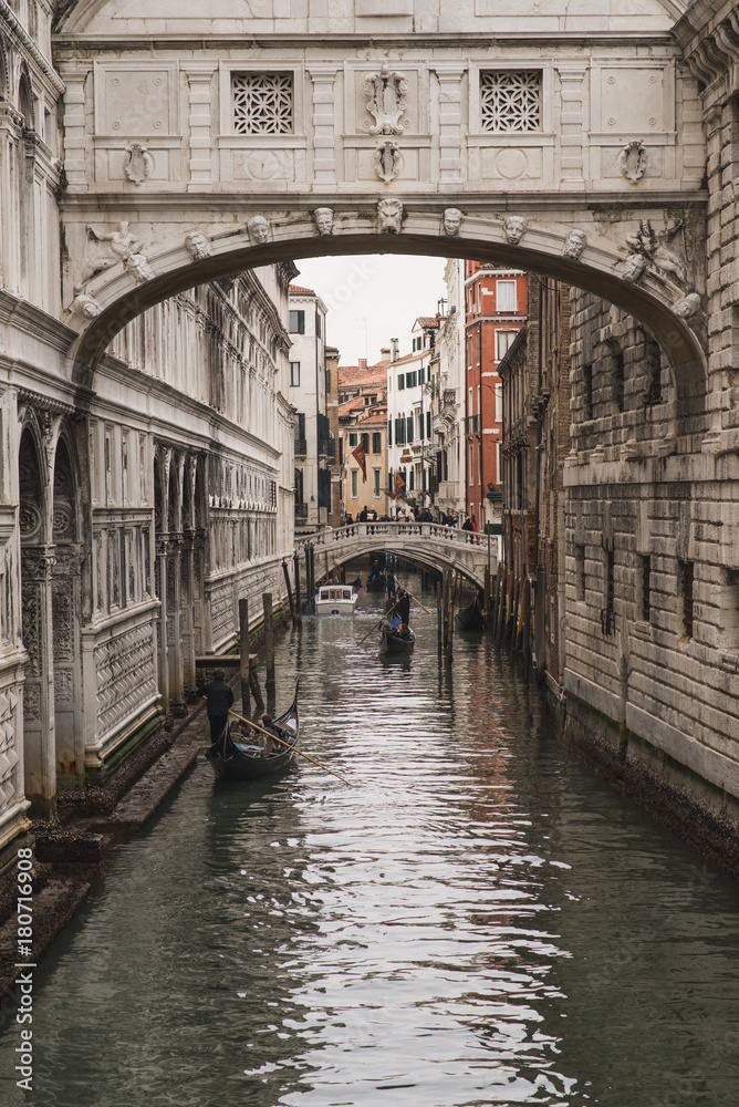 Puente de los suspiros Venecia Italia - Invierno