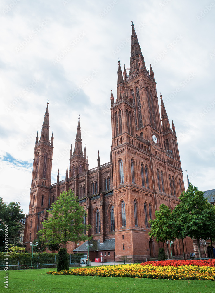 Fototapeta premium Marktkirche Wiesbaden
