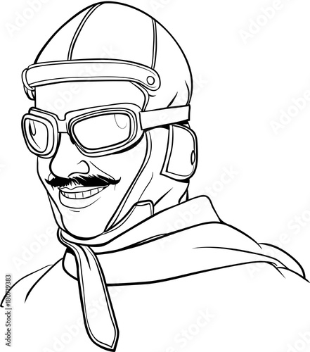 A pilot in 1930's