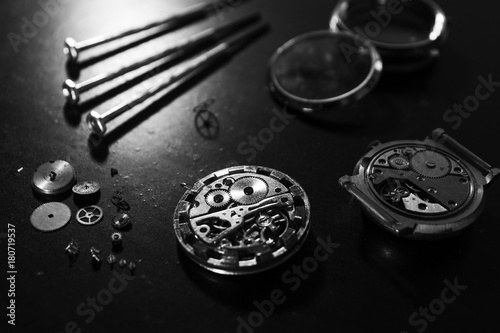 Watchmaker's workshop photo