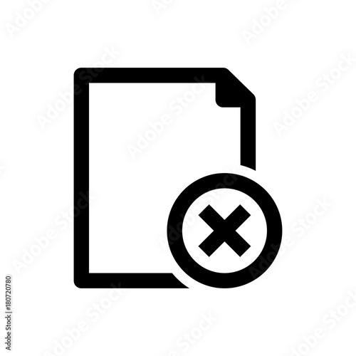 Delete File Icon