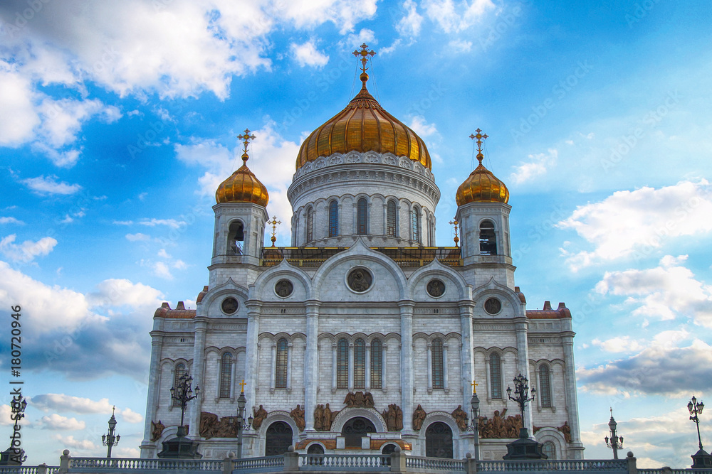 The Cathedral of Christ the Savior. Russia. Moscow.