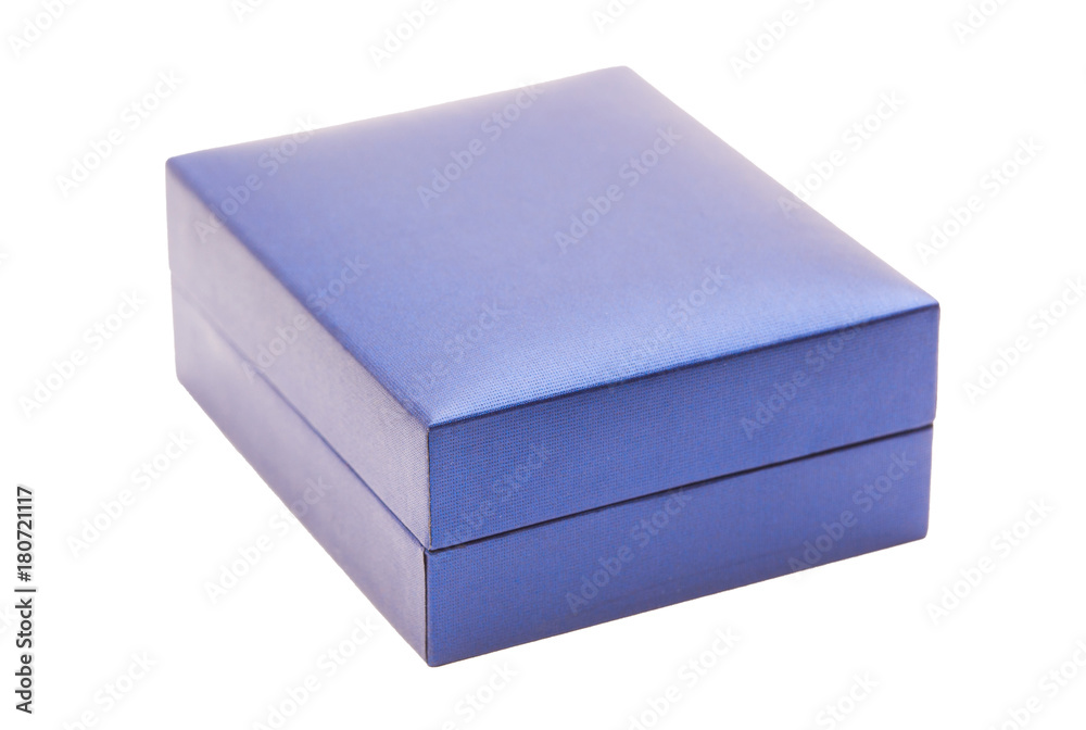 Photo closeup isolated of gift box on white background Photo closeup isolated of gift box on white background