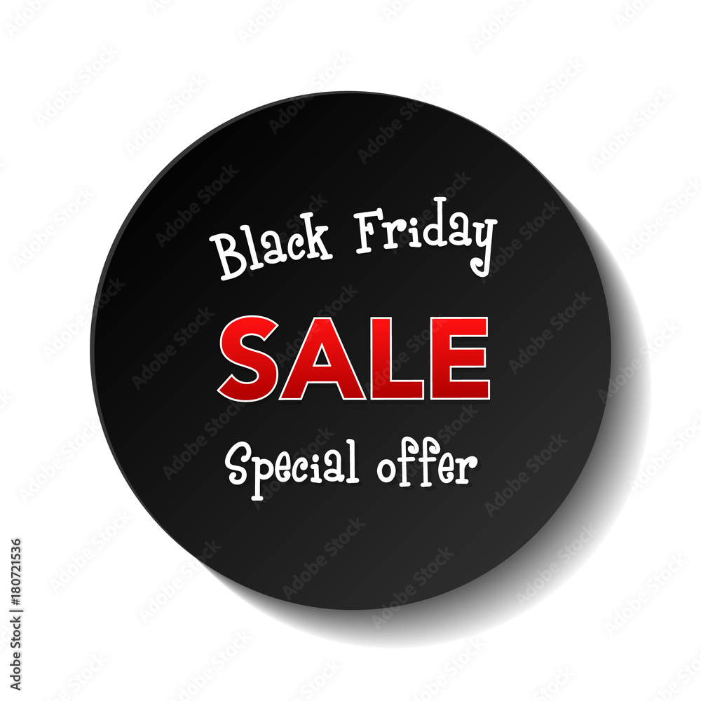 Black Friday Sale banner - shiny advertisement. Vector. Black Friday Sale banner - shiny advertisement. Vector.