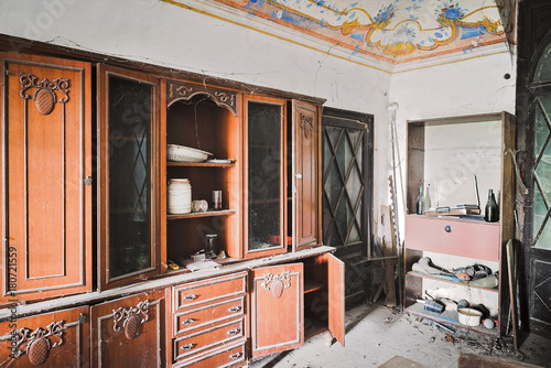 Cuadro en lienzo Stanza Principale Villa Dell'Allenatore