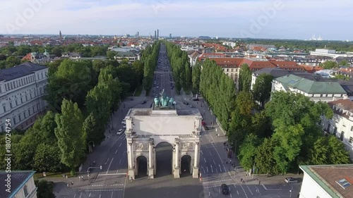 Germany Drone Over Viewing Beautiful Landmark