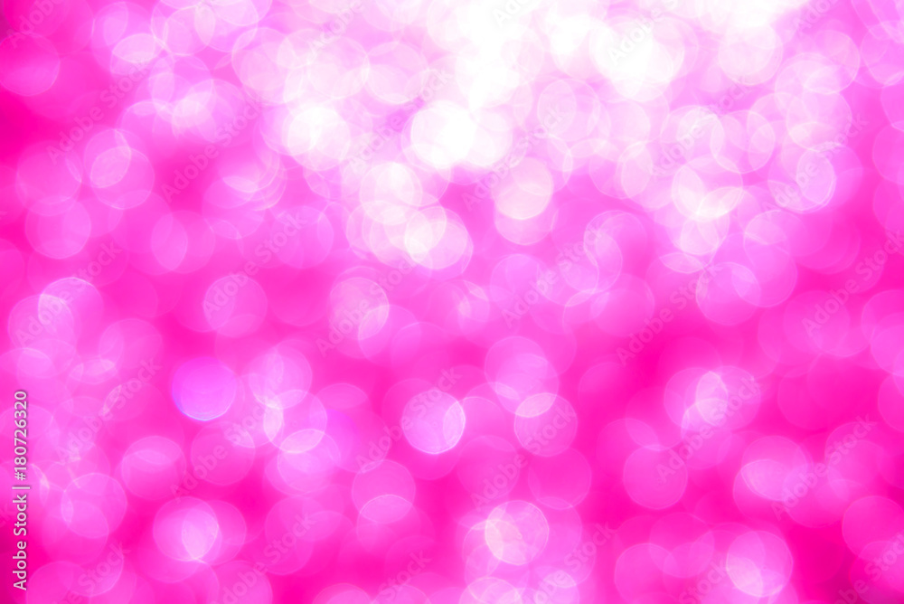 Pink abstract bokeh background