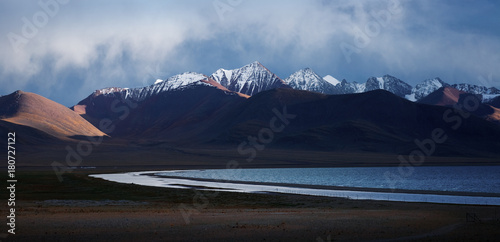 China Tibet Namtso lake scenery photo