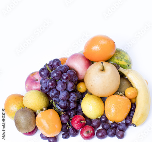 A variety of fruits