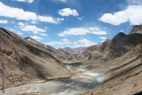 Deserted landscape of Ladakh, India