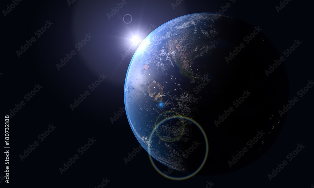 Realistic model of the world background, 3d rendering Realistic model of the world background, 3d rendering