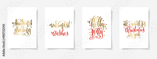 season's greeting, warmest wishes, holly jolly, all i want for c