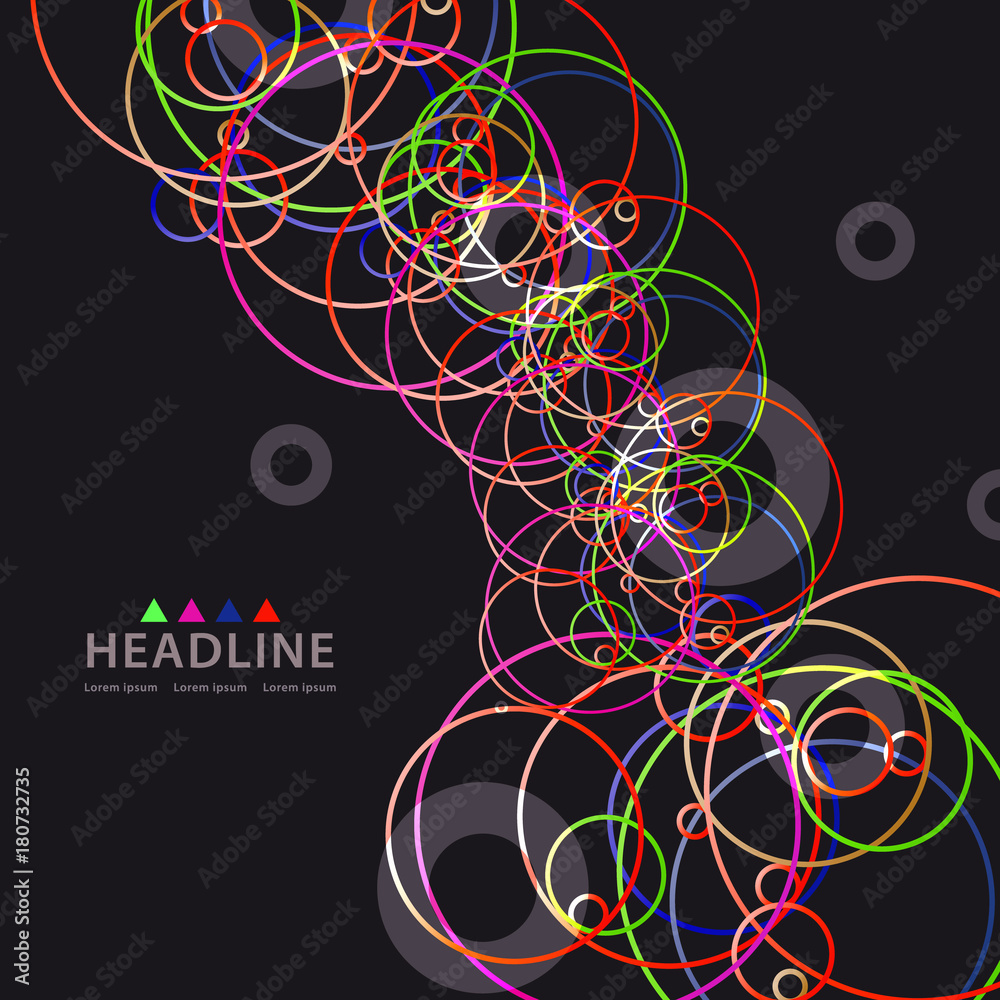 Brochure header layout template Brochure header layout template