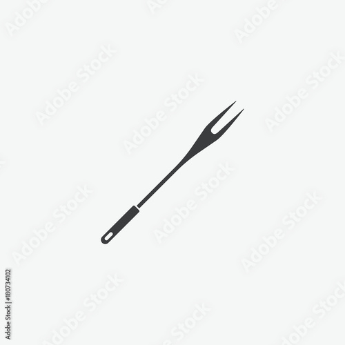Barbecue Fork Vector Icon
