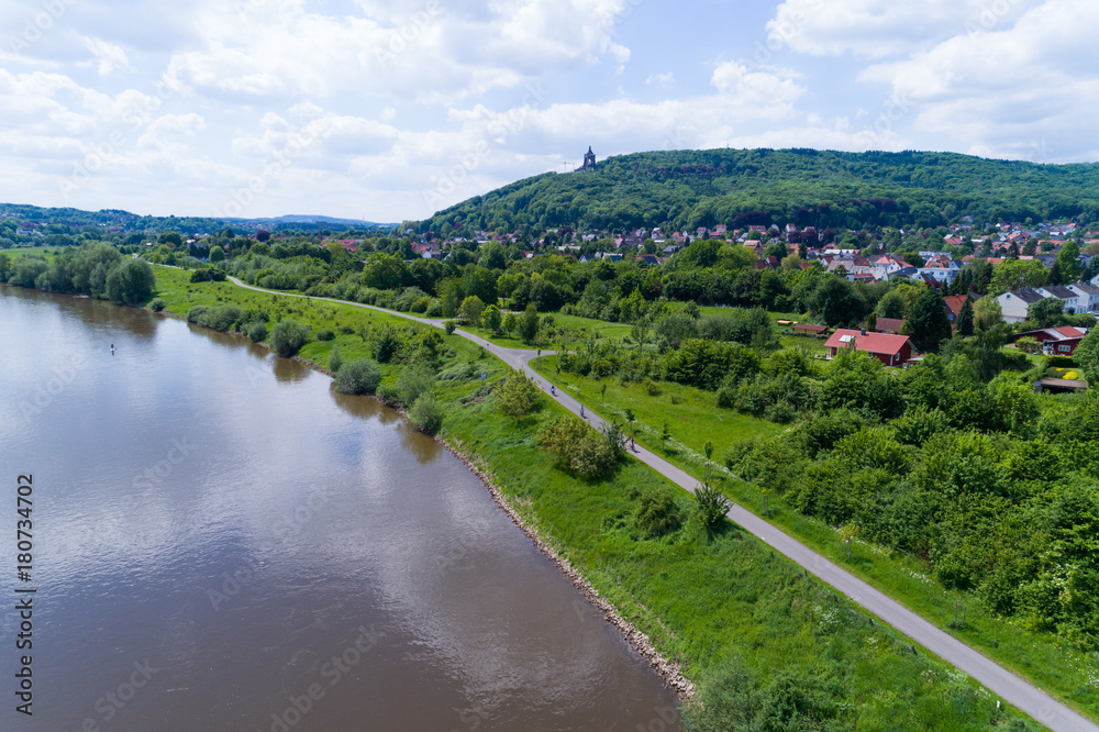Weser an der Porta Westfalica