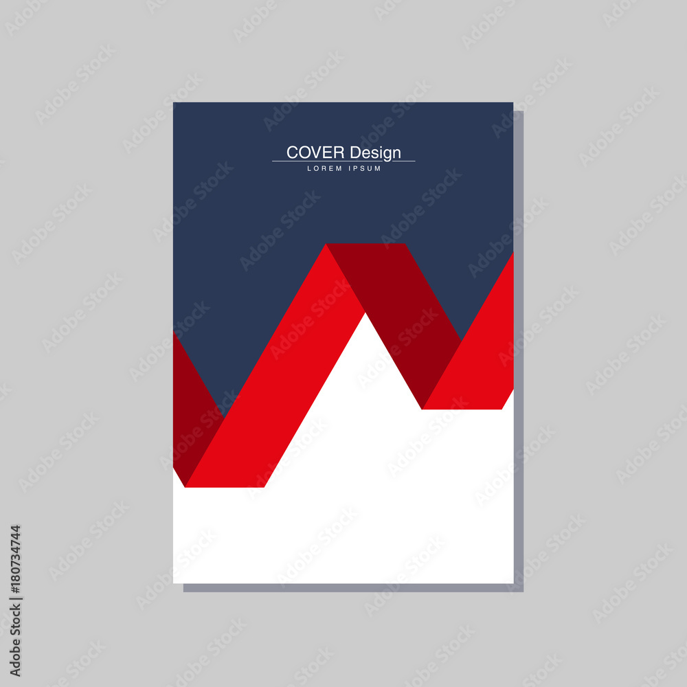 book cover design vector template in A4 size book cover design vector template in A4 size